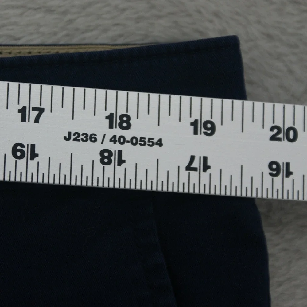Dockers Mens Ultimate Chino Shorts Navy Blue‎ Flat Front Size 38 69810-0006